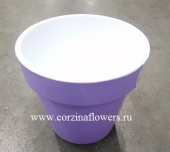 Кашпо сиреневая Протея лаванда 17 см GOR13 от интернет магазина Корзина Цветов