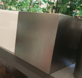 Кашпо полистоун Nobilis marco Ра-dark silver Cube 50 GOR39 купить в Москве
