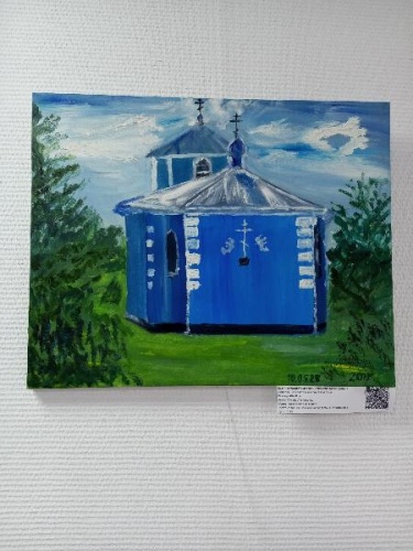 Картина маслом «Церковь Рождества Богородицы» — живопись на холсте в классическом стиле | Оригинал, авторская работа K14 фото 2 Картина маслом «Церковь Рождества Богородицы» — живопись на холсте в классическом стиле | Оригинал, авторская работа K14 купить в Москве фото 2