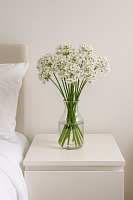 Аллиум Неополитанум — белый декоративный лук в срезке SR1119 купить в Москве