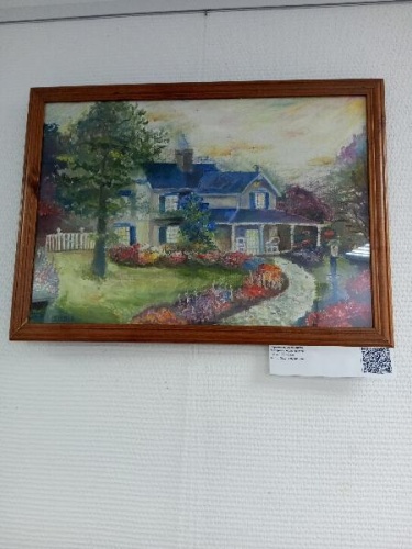 Картина масло, холст Дом K35 купить в Москве фото 3