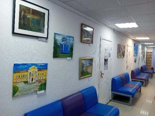 Картина масло, картон Дом переживший век K34 купить в Москве фото 2