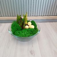 3 гиацинта в стекле Волна Пасха KM843 купить в Москве