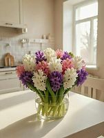 Гиацинты микс срезка 25 шт SR1 купить в Москве