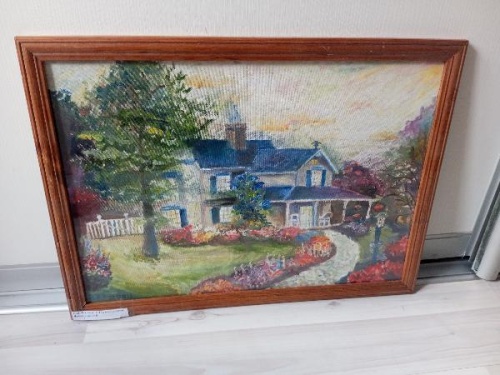 Картина масло, холст Дом K35 купить в Москве фото 2