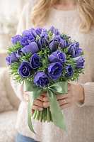 Анемон премиум Блу 30 шт срезка SR146 купить в Москве