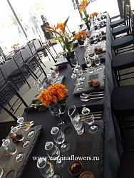 Оформление мероприятий цветами